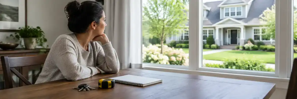 Homeowner reviewing factors that affect insurance quotes