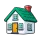 Illustrated homeowners insurance icon